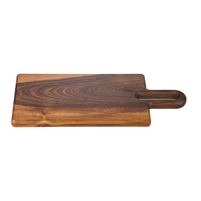 biradli grv1888 kulplu steak sunum tahtasi 45x20 cm ceviz servis ve sunum ekipmani
