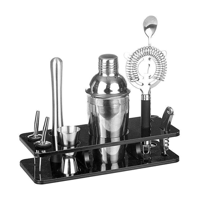 biradli grv1905 pleksi standli bar seti 8 parca bar ve kokteyl ekipmani
