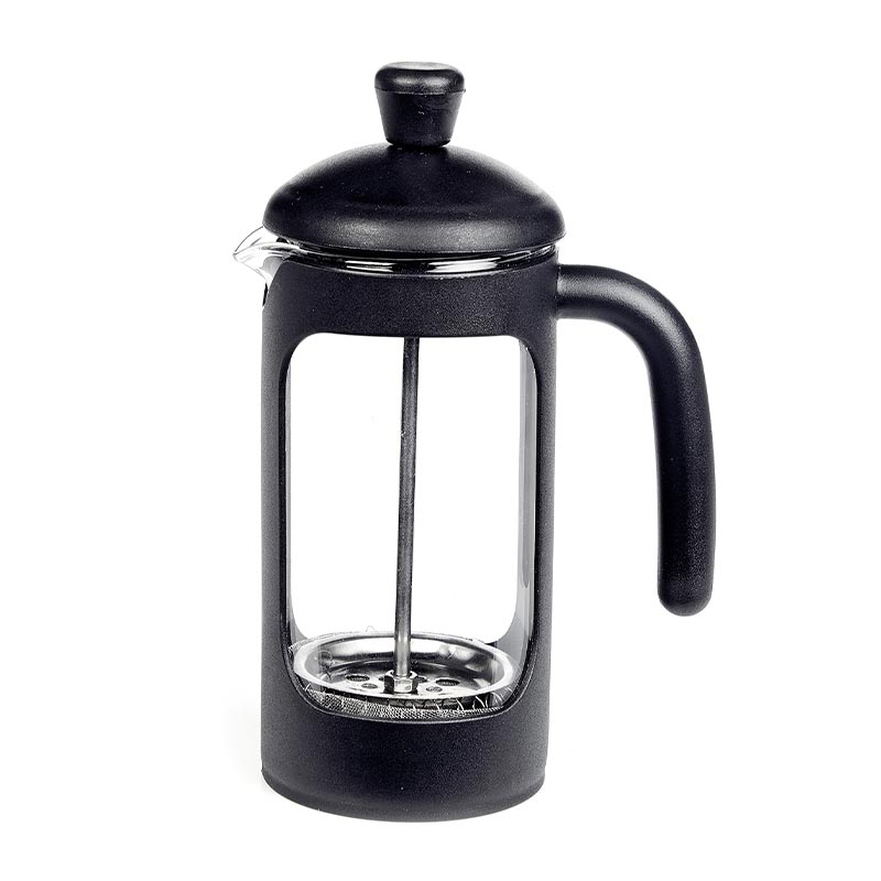 Biradlı GRV-B15 French Press, 350 cc, Siyah, kahve aksesuarı