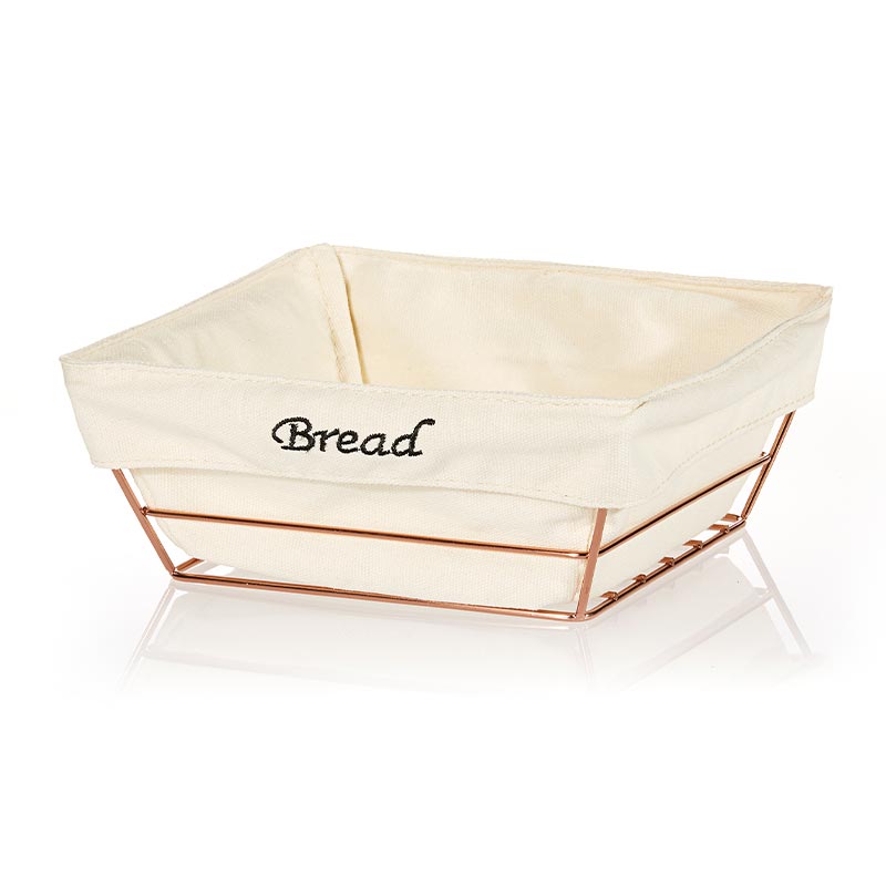 biradli hw180b kare bezli ekmek sepeti 22x22 cm altin profesyonel mutfak ekipmani