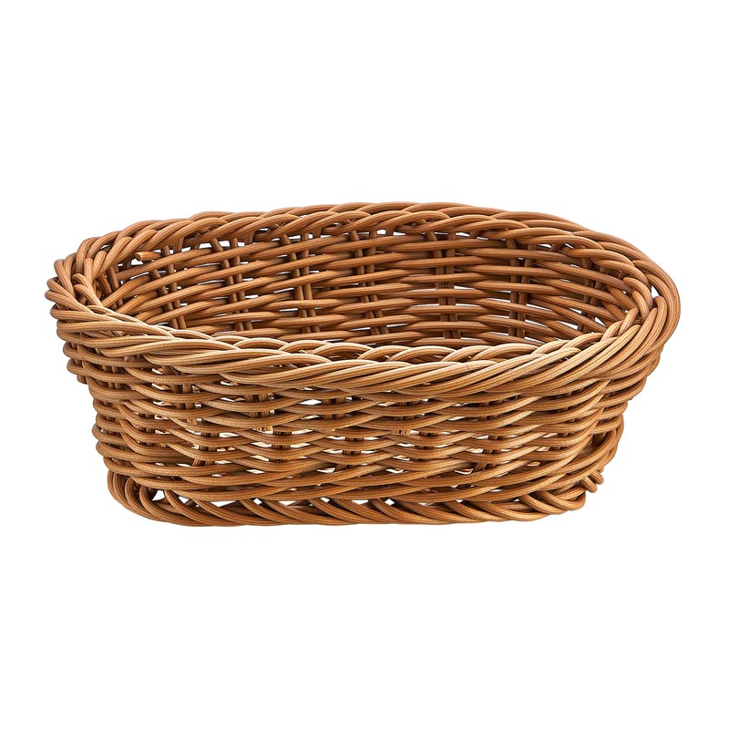 biradli grv2547 mini plastik oval ekmek sepet 18x12x6 cm profesyonel mutfak ekipmani