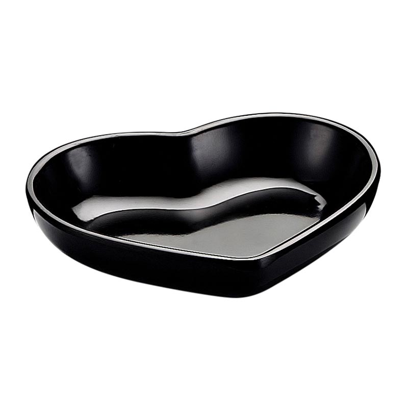 biradli brd517604 minimal melamin kalpli sunum tabagi 8x7x15 cm siyah servis ve sunum ekipmani