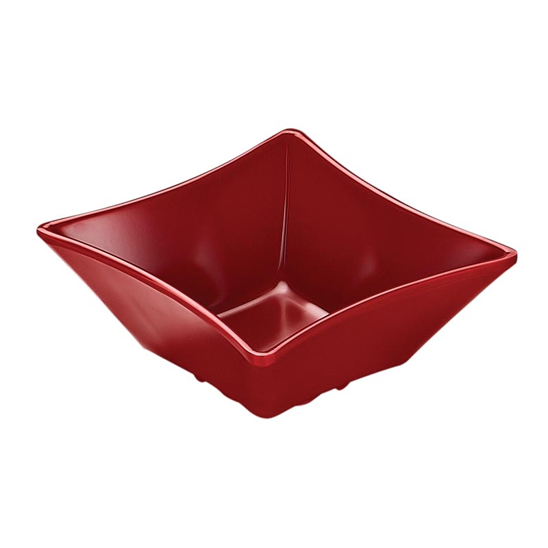 biradli brd516603 minimal melamin kare sunum tabagi 8x8x35 cm kirmizi servis ve sunum ekipmani