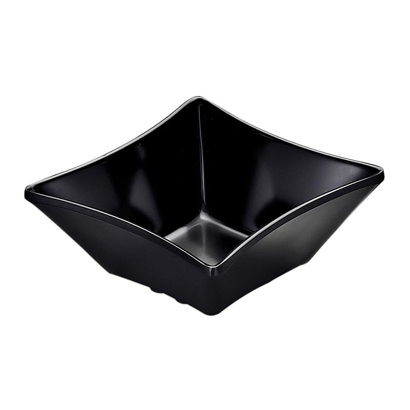 biradli brd516603 minimal melamin kare sunum tabagi 8x8x35 cm siyah servis ve sunum ekipmani
