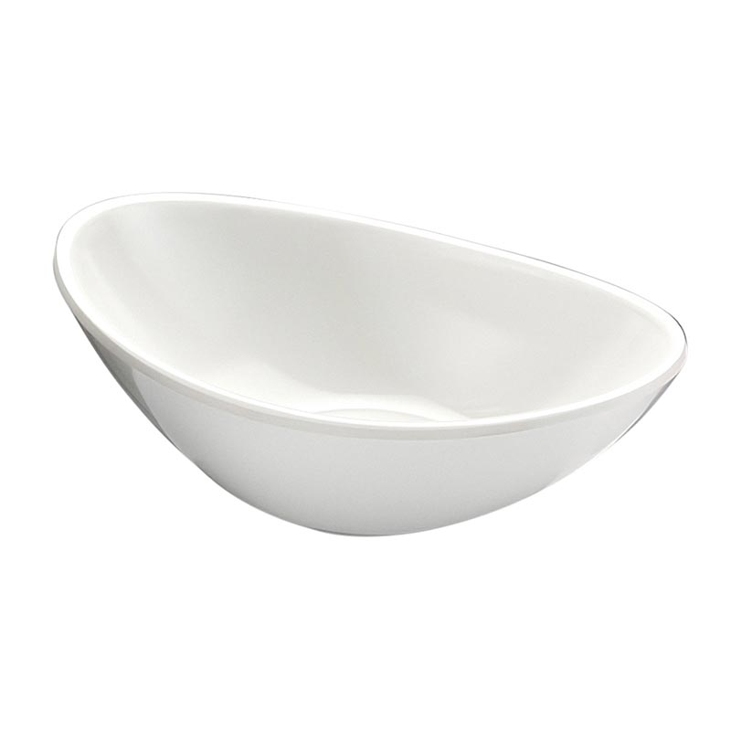biradli brd517504 minimal melamin oval sunum tabagi 10x6x3 cm beyaz servis ve sunum ekipmani