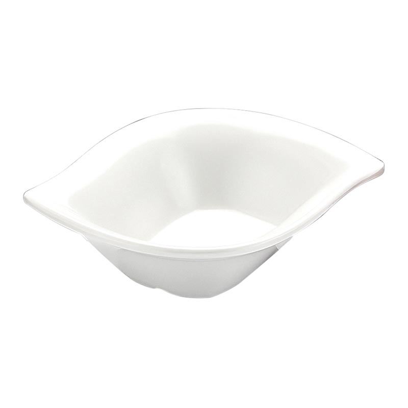 biradli brd517703 melamin minimal oval sunum tabagi 9x8x2 cm beyaz servis ve sunum ekipmani