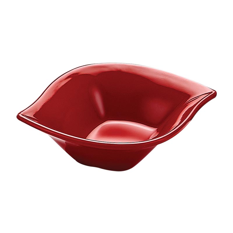 biradli brd517703 melamin minimal oval sunum tabagi 9x8x2 cm kirmizi servis ve sunum ekipmani