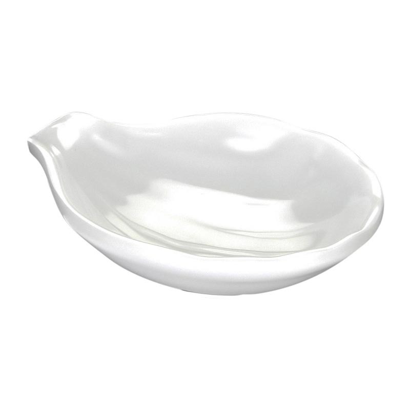 biradli minimal sunum tabagi melamin 8x9x2 cm beyaz servis ve sunum ekipmani