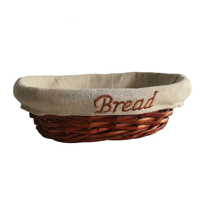 biradli grv900 oval bezli ekmek sepeti 24x17x7 cm profesyonel mutfak ekipmani