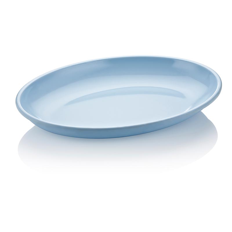 biradli fts1957 oval melamin sunum tabagi 48x35 cm mavi servis ve sunum ekipmani