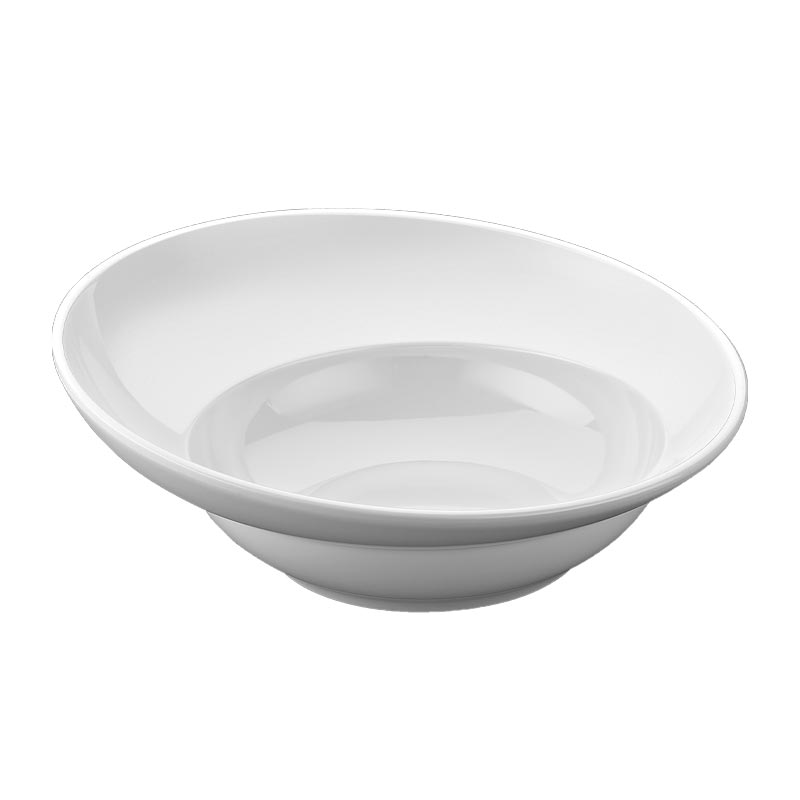 biradli brd536502 melamin oval sunum kasesi 26x255x10 cm servis ve sunum ekipmani