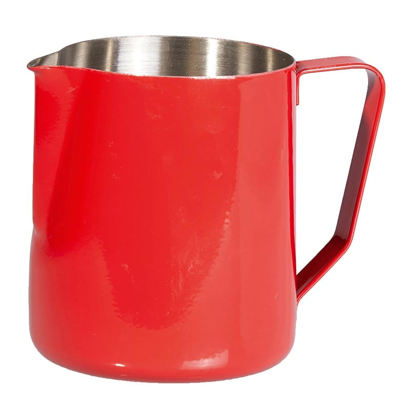 Biradlı GRV-040 Süt Potu Pitcher, 700 ml, Kırmızı, kahve aksesuarı
