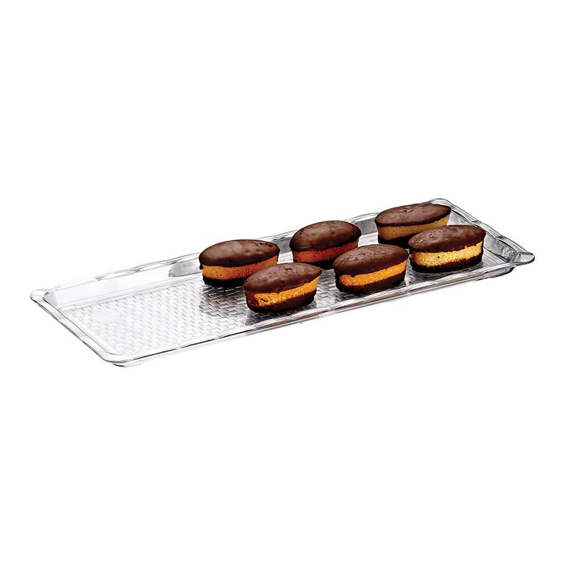 biradli brdc004 polikarbon teshir tepsisi 10x30 cm servis ve sunum ekipmani
