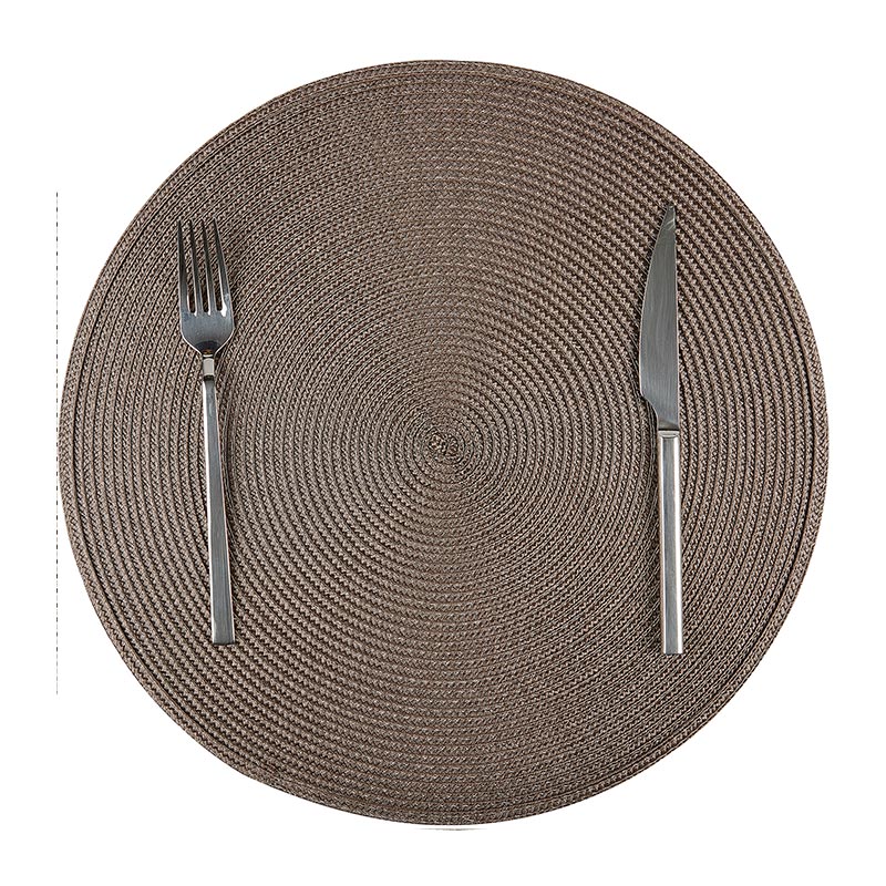 biradli brd1839 yuvarlak pvc amerikan servis 38 cm kahverengi profesyonel mutfak ekipmani