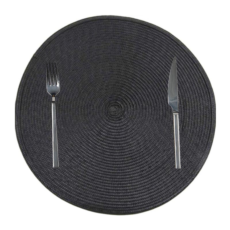 biradli brd1838 yuvarlak pvc amerikan servis 38 cm siyah profesyonel mutfak ekipmani