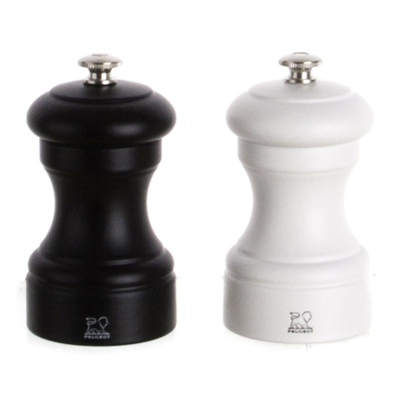 Peugeot Bistro Karabiber ve Tuz Değirmeni, 2'li, 10 cm, tuz değirmeni
