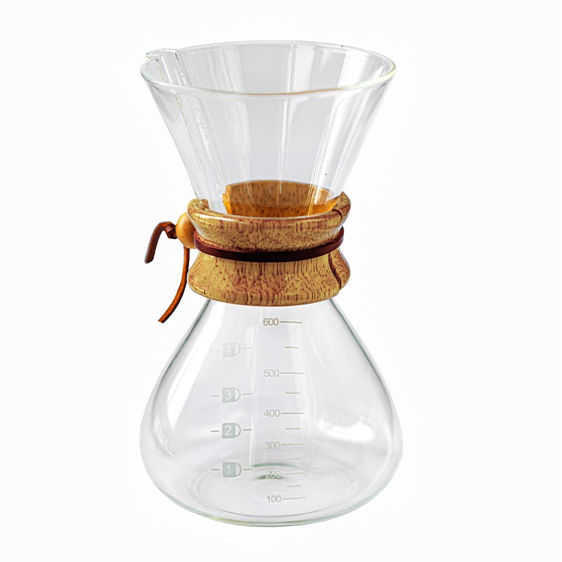 Black Goat Ahşap Tutacaklı Chemex, 600 ml, chemex kahve demleyici