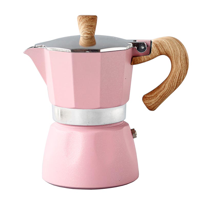 Black Goat Moka Pot, 3 Cup, Pembe, kahve aksesuarı