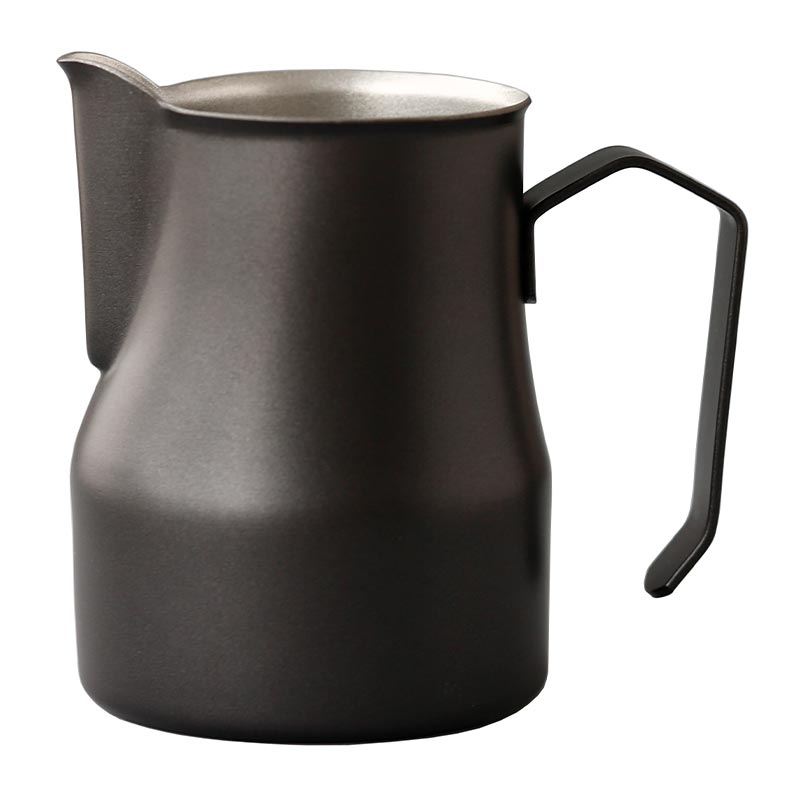 Black Goat Paslanmaz Pitcher Süt Potu, 500 ml, Siyah, kahve aksesuarı
