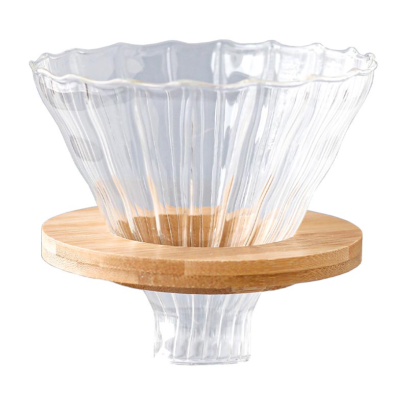 Black Goat V60 02 Cam Dripper, Şeffaf, V60 ve pour over dripper