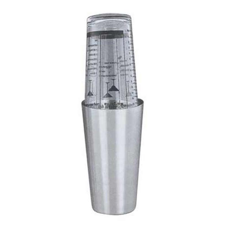 biradli brd3198 paslanmaz celik boston shaker 700 ml bar ve kokteyl ekipmani