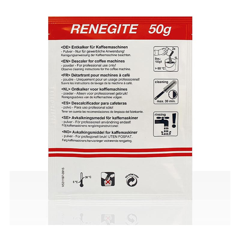 Bravilor Bonamat Renegite Kahve Makinesi Kireç Çözücü, 750 gr, 15 Adet, kahve aksesuarı
