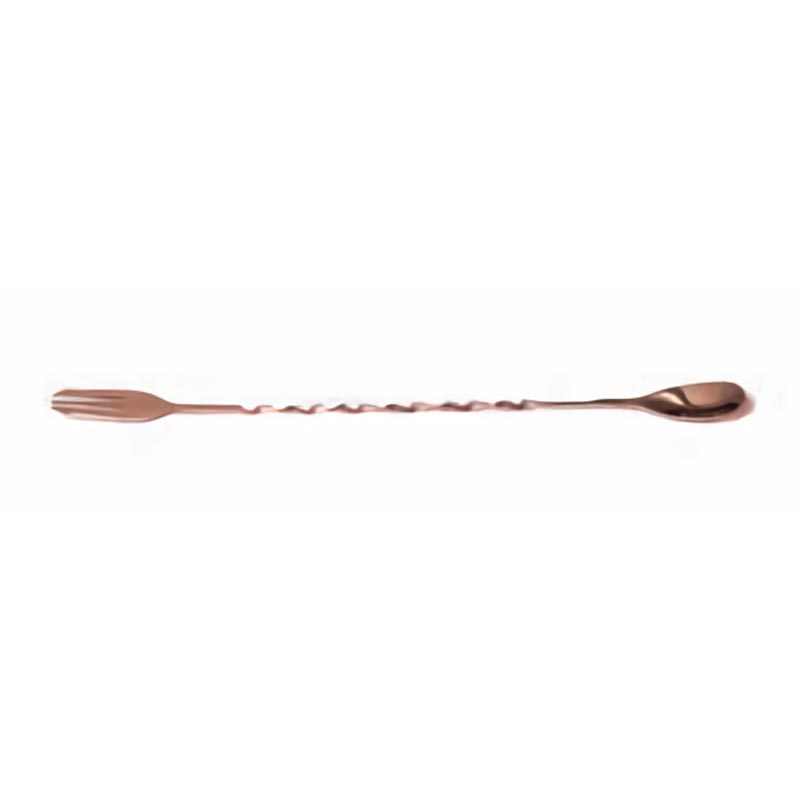 biradli brd682 burgulu catalli bar kasigi 33 cm bakir bar ve kokteyl ekipmani
