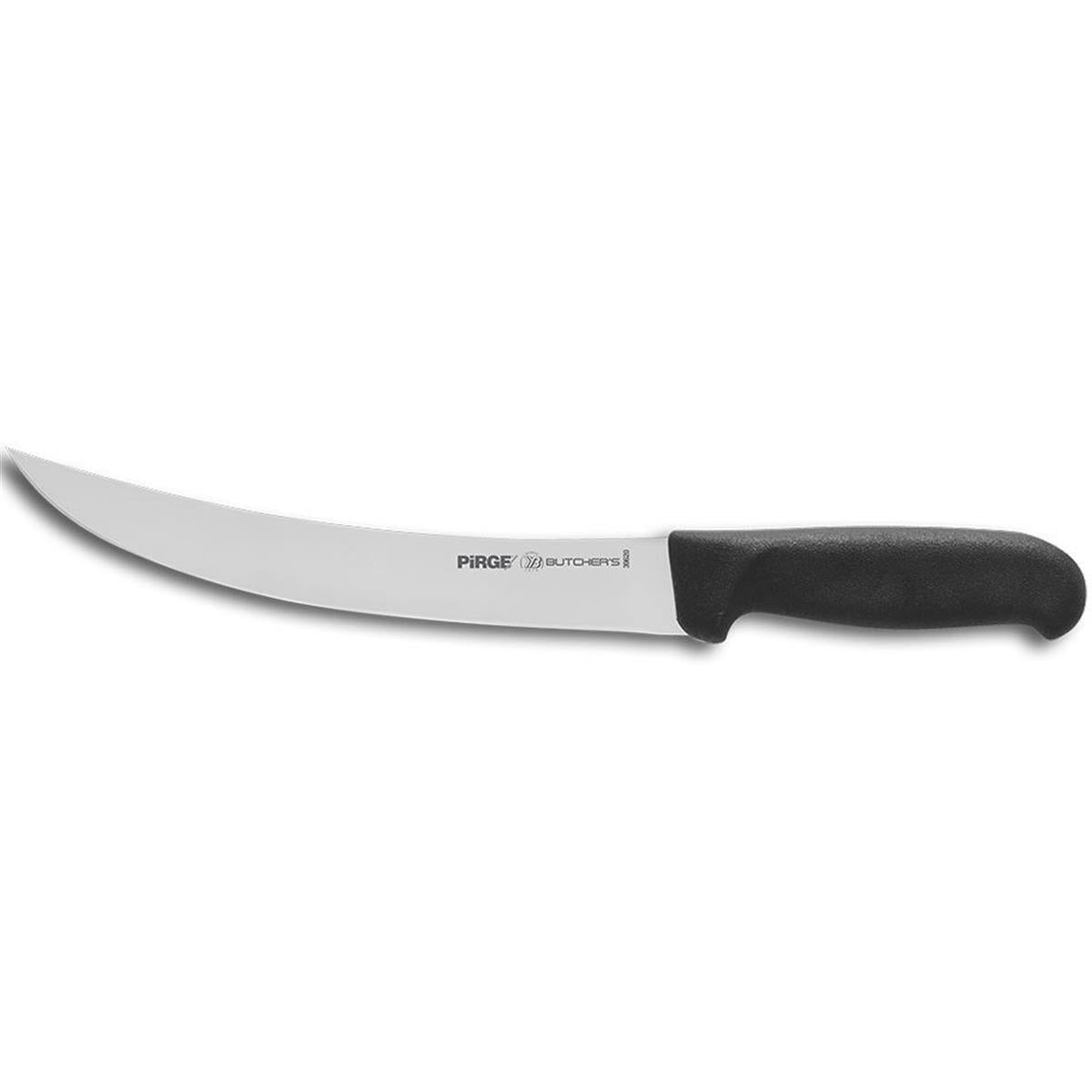 Pirge Butcher's Kavisli Doğrama Bıçağı 26 Cm Siyah, mutfak bıçağı