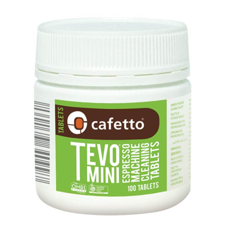 Cafetto Tevo Mini Espresso Makinesi Temizleyici Tablet, 1.5 gr, 100 Adet, kahve aksesuarı