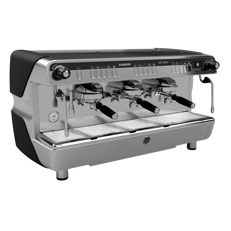 Casadio NETTUNO A3 TC Tall Cup Tam Otomatik Espresso Kahve Makinesi, 3 Gruplu, Siyah, kahve aksesuarı