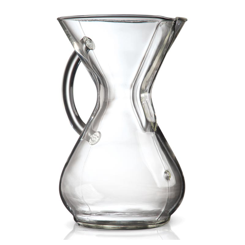 Chemex 6 Cup, Cam Tutacaklı, chemex kahve demleyici