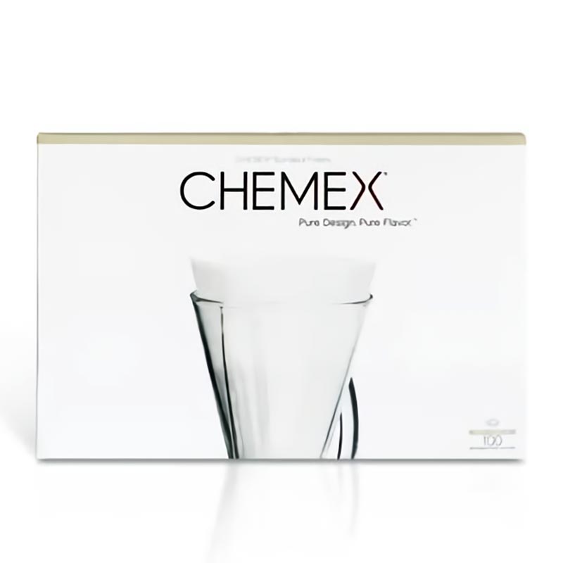 Chemex Filtre Kağıdı, 3 Cup Model İçin, 100 Adet, chemex kahve demleyici