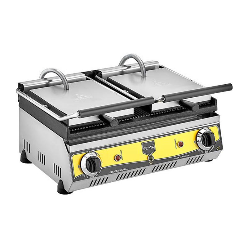 Remta R81 Yarı Oluklu Tost Makinesi, 20 Dilim, Çift Kapaklı, Elektrikli, tost makinesi
