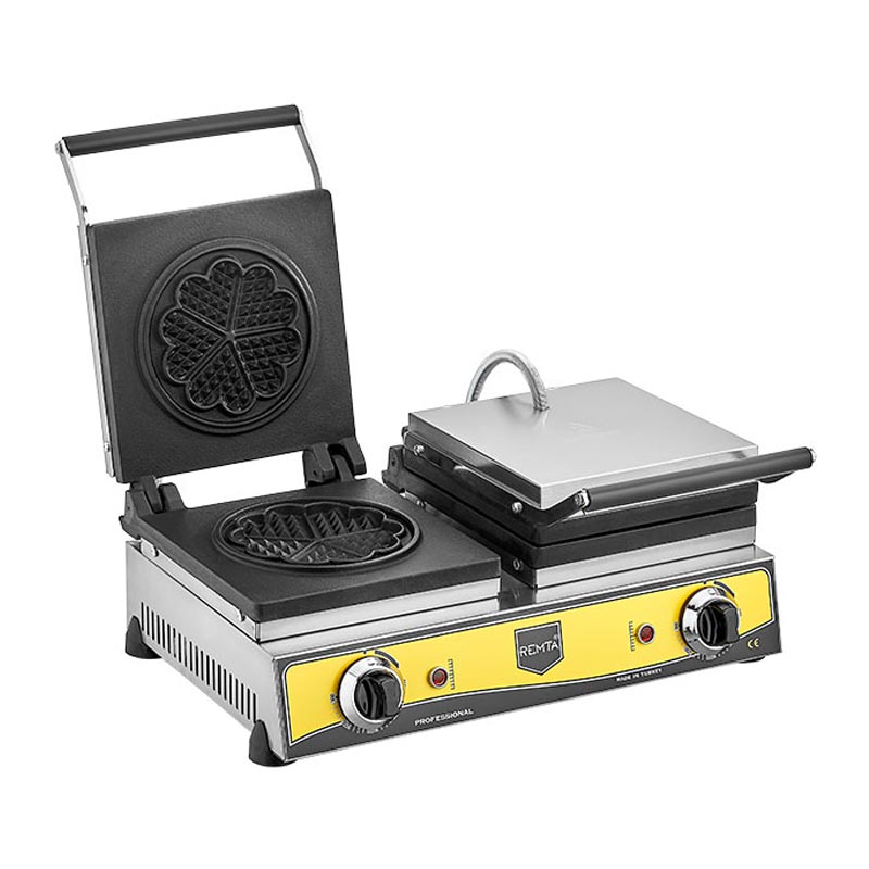 Remta W15 Çiçek Model Waffle Makinesi, 21 cm, Elektrikli, waffle makinesi