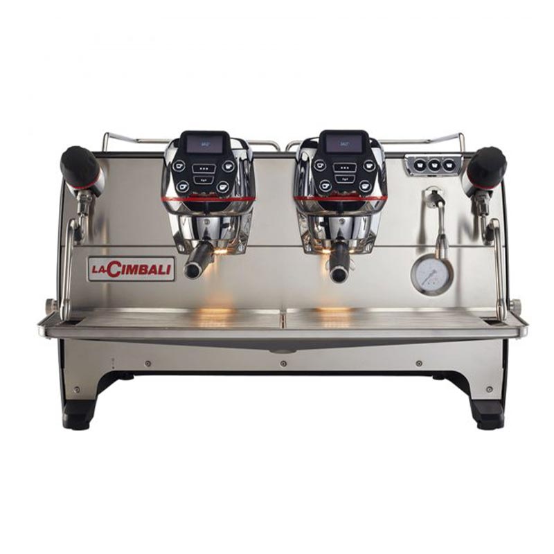 La Cimbali M200 GT1 DT/2 BUTTON Tam Otomatik Espresso Kahve Makinesi, 2 Gruplu, Siyah, barista termometresi