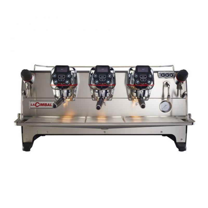 La Cimbali M200 GT1 DT/3 BUTTON Tam Otomatik Espresso Kahve Makinesi, 3 Gruplu, Siyah, barista termometresi