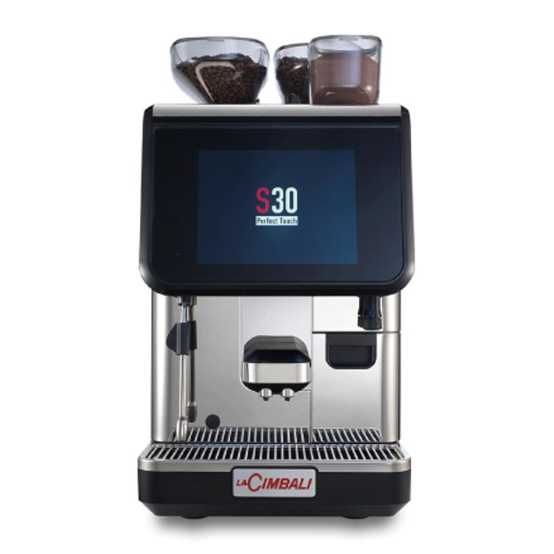 La Cimbali S30 CS10 Süper Otomatik Espresso Kahve Makinesi, kakao ve tarçın shakerı