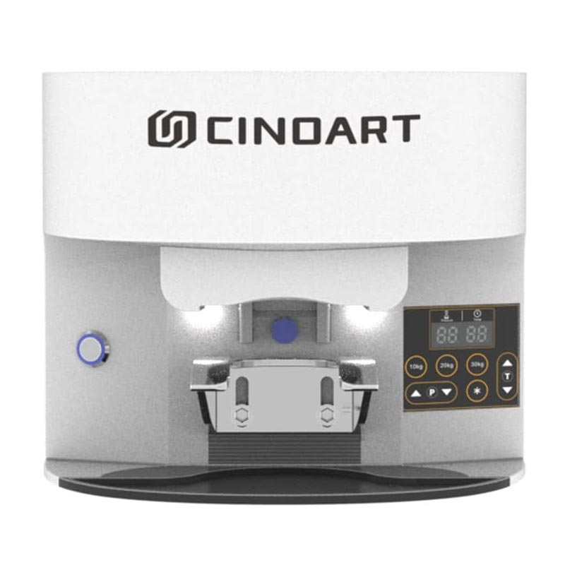 Cinoart PTB2-FIÖğütücü Altı Otomatik Tamper, Beyaz, kahve aksesuarı