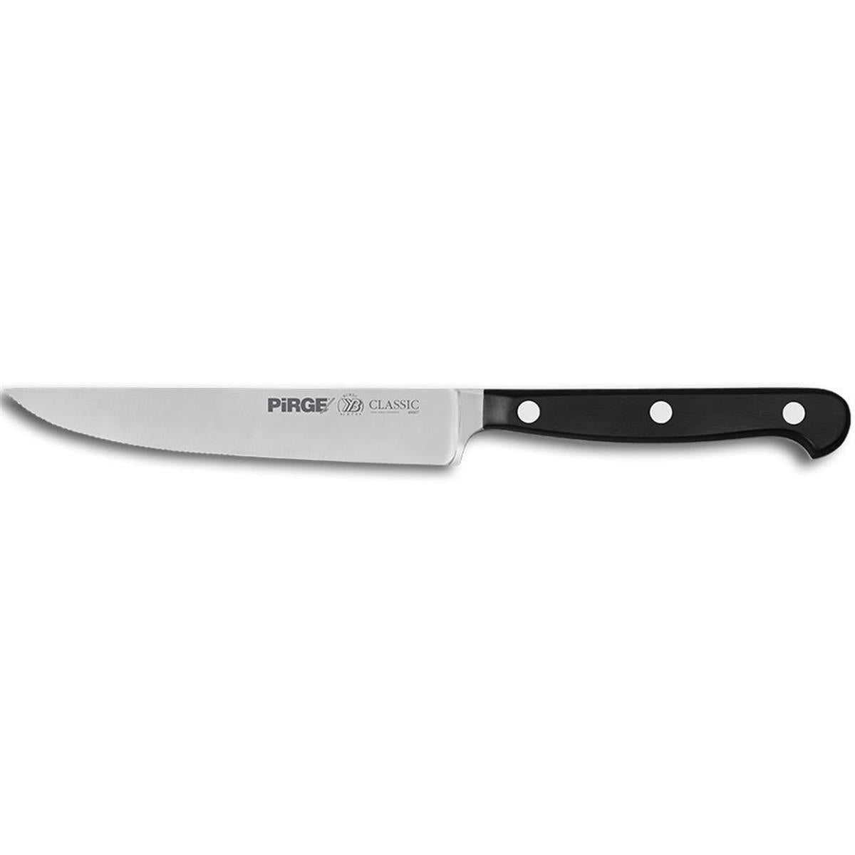 Pirge Classic Steak / Biftek Bıçağı 12 Cm Siyah, biftek bıçağı
