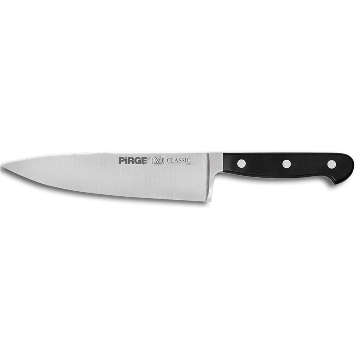 Pirge Classic Şef Bıçağı 18 Cm Siyah, profesyonel şef bıçağı