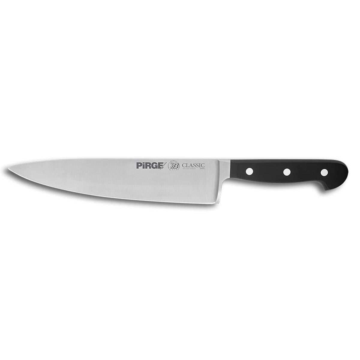 Pirge Classic Şef Bıçağı 21 Cm Siyah, profesyonel şef bıçağı