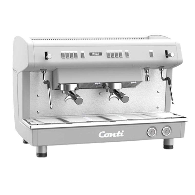 Conti Monaco X-ONE TCIEvo Tam Otomatik Espresso Makinesi, 2 Gruplu, Beyaz, kahve aksesuarı