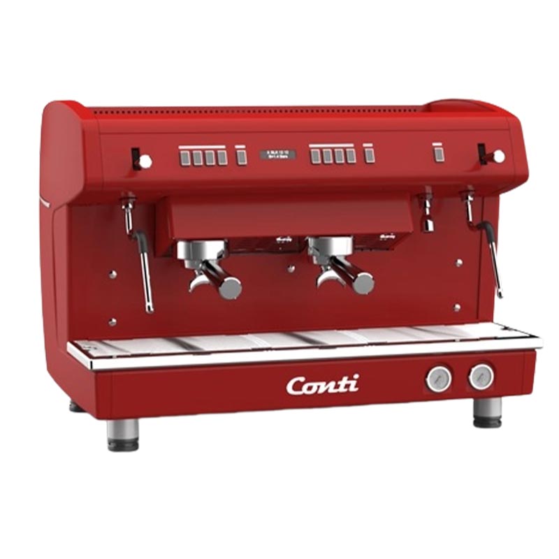 Conti Monaco X-ONE TCIEvo Tam Otomatik Espresso Makinesi, 2 Gruplu, Kırmızı, kahve aksesuarı