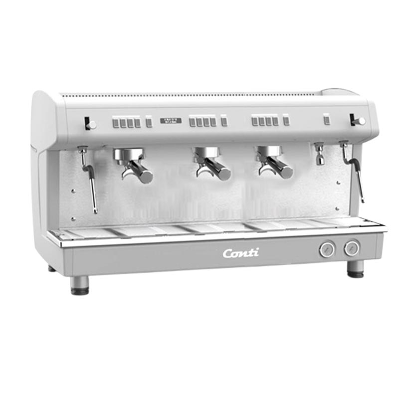 Conti Monaco X-ONE TCIEvo Tam Otomatik Espresso Makinesi, 3 Gruplu, Beyaz, kahve aksesuarı