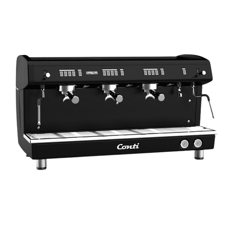 Conti Monaco X-ONE TCIEvo Tam Otomatik Espresso Makinesi, 3 Gruplu, Siyah, kahve aksesuarı
