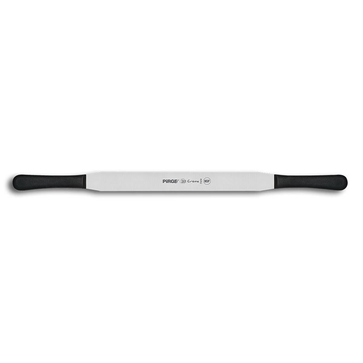 Pirge Creme Pasta Paleti Çift Saplı 30 Cm Siyah, spatula ve palet