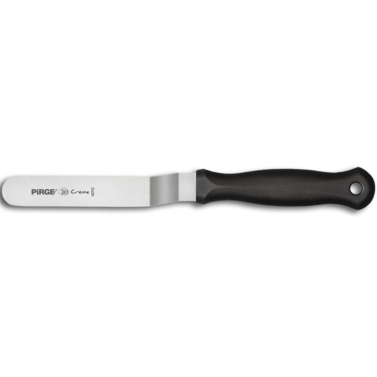 Pirge Creme Pasta Paleti Mini Kıvrık 12 Cm, spatula ve palet
