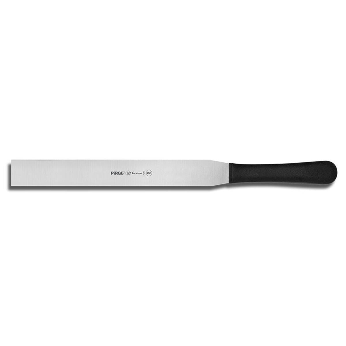 Pirge Creme Pasta Paleti - Küt 30 Cm Siyah, spatula ve palet