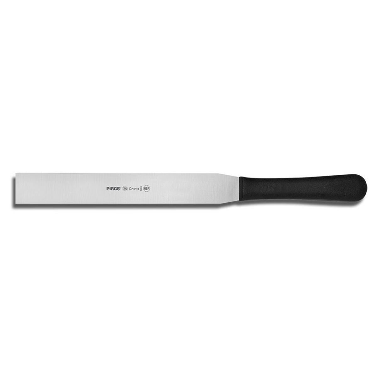 Pirge Creme Pasta Paleti - Küt 25 Cm Siyah, spatula ve palet