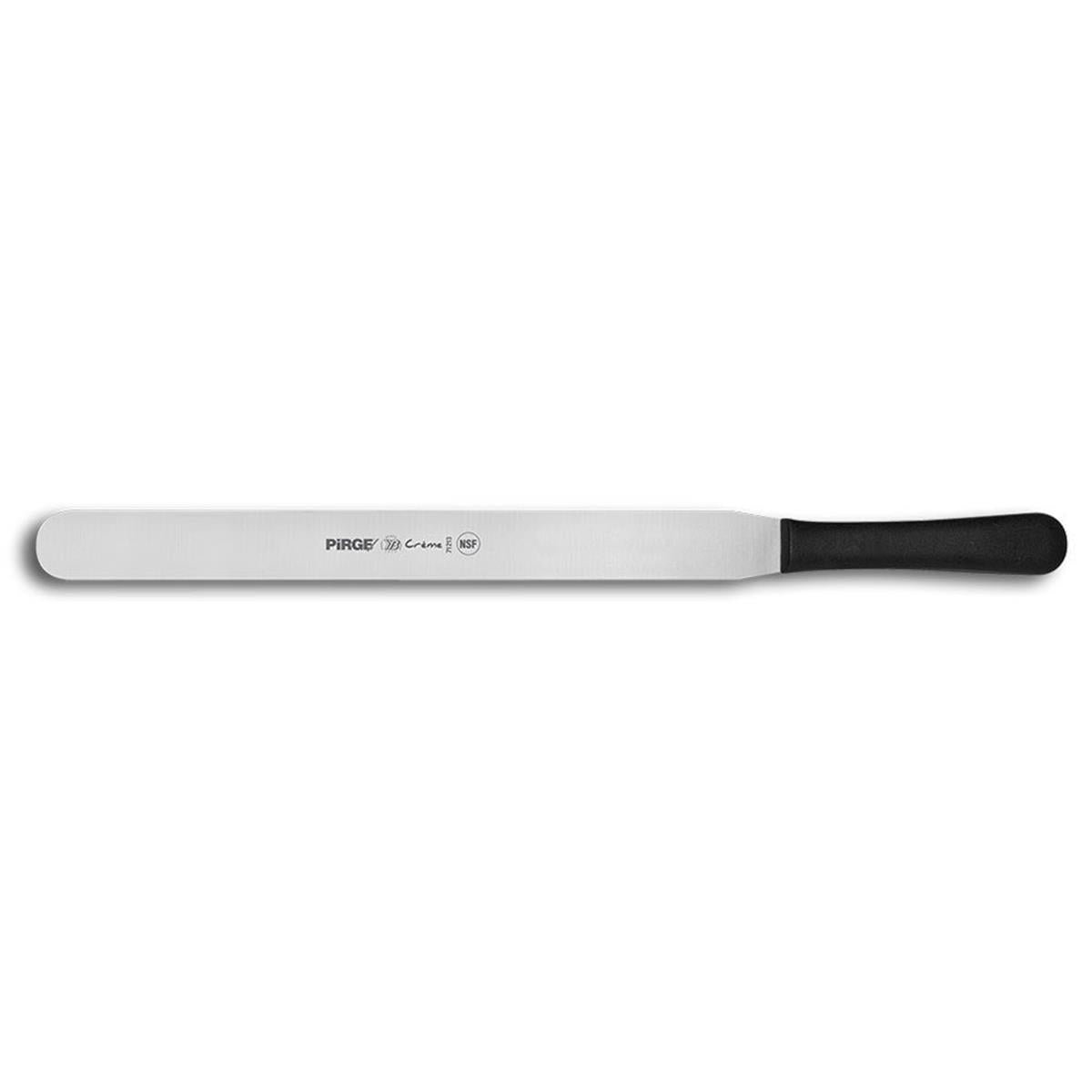 Pirge Creme Pasta Paleti 35 Cm Siyah, spatula ve palet